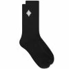 Marcelo Burlon Cross Sideway Midhigh Sock -Scarves popular store 01 04 2021 AJ CMRA010S21KNI0011001 m1 1