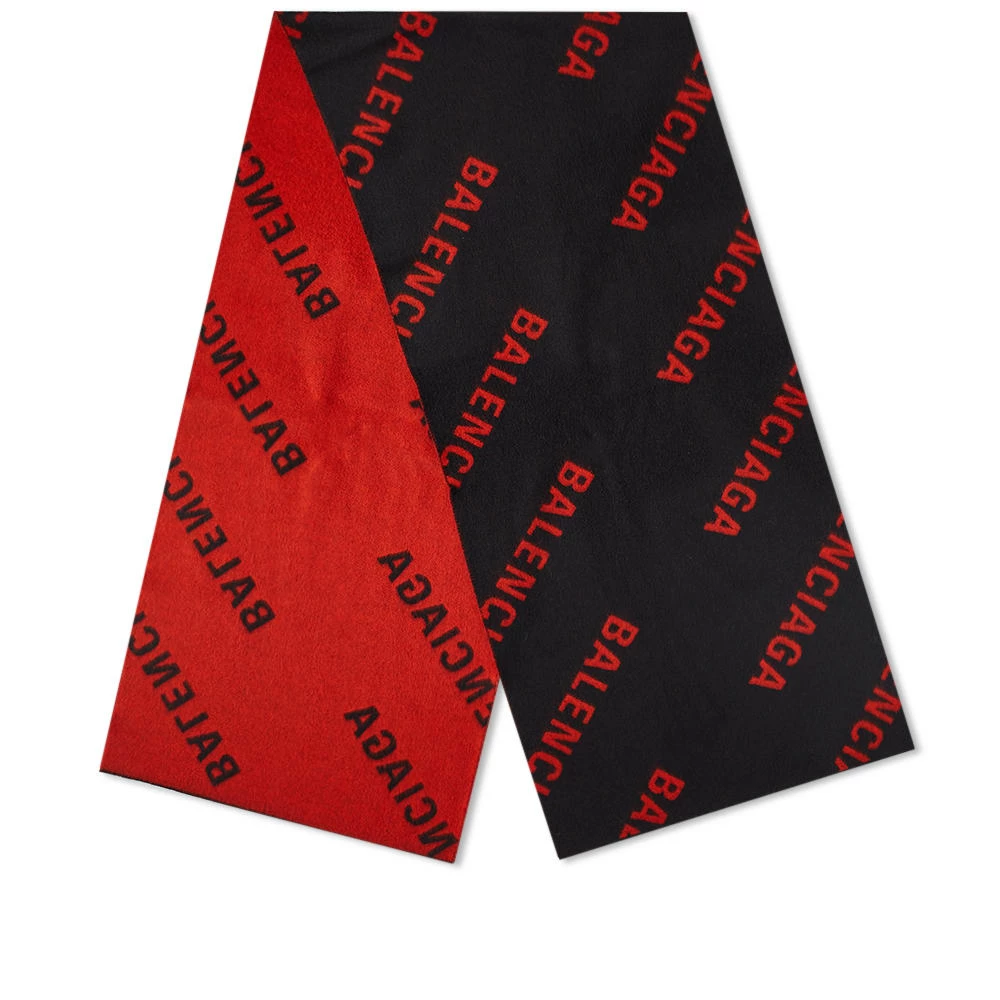Balenciaga Macro Logo Scarf 4 Balenciaga Macro Logo Scarf - Image 2