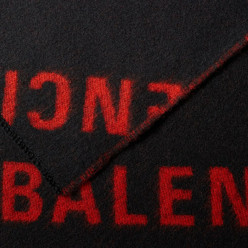 Balenciaga Macro Logo Scarf 5 Balenciaga Macro Logo Scarf - Image 3
