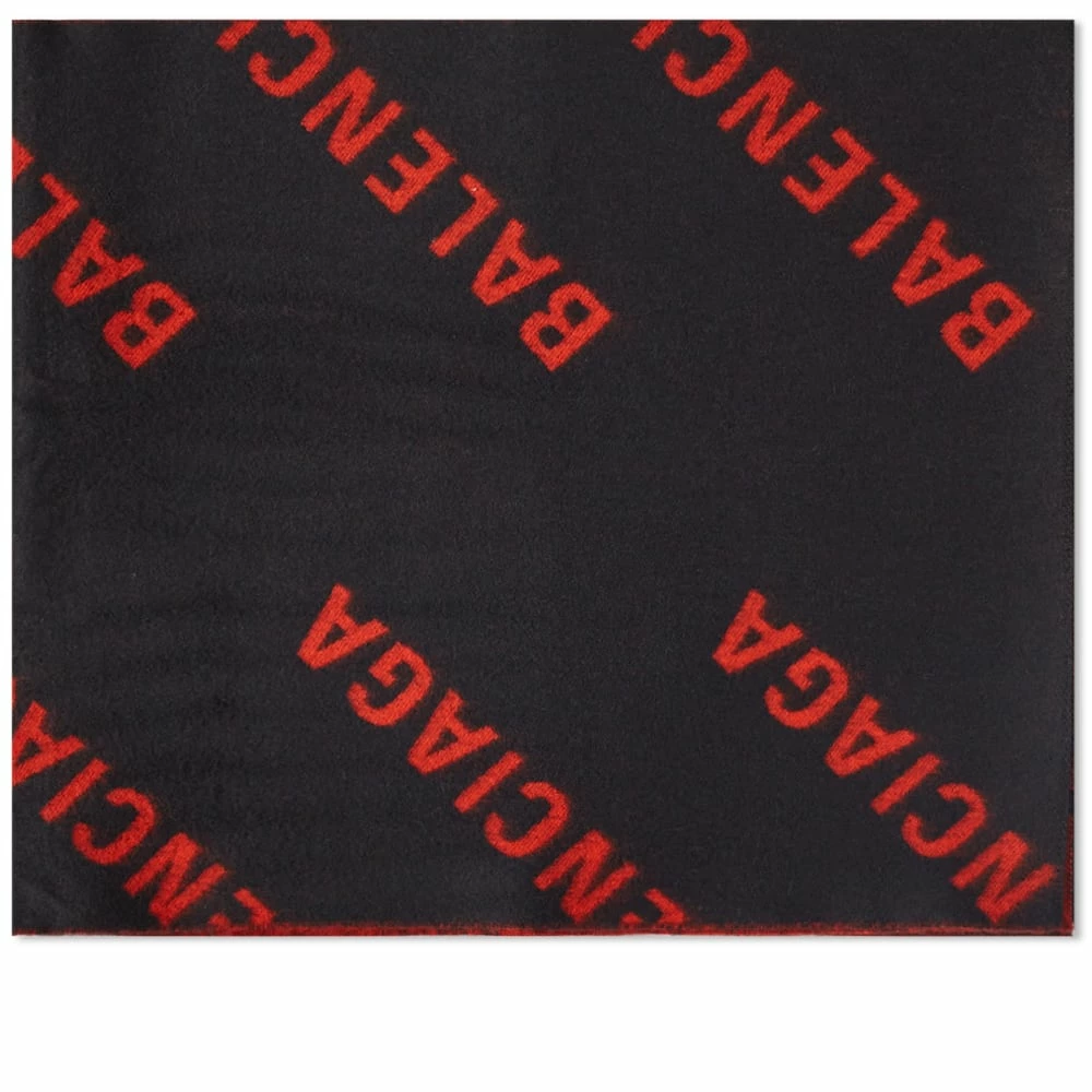 Balenciaga Macro Logo Scarf 3 Balenciaga Macro Logo Scarf