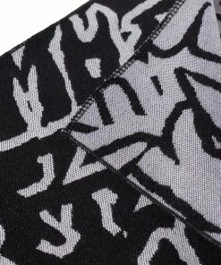 Fucking Awesome Sticker Stamp Scarf -Scarves popular store 03 01 2023 NS FA1705 BLK 2 1
