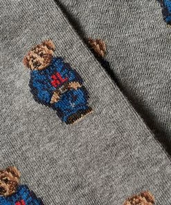 Polo Ralph Lauren All Over Bear Print Sock - 2 Pack -Scarves popular store 03 01 23 JF 449892838001 2 1