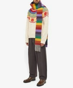 Acne Studios Vesuvio Stripe Scarf -Scarves popular store 04 08 2022 TC CA0226 CZF m9 1