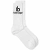 Balenciaga Double B Logo Socks -Scarves popular store 04 11 2021 TH 674605 472B4 9060 m1 1