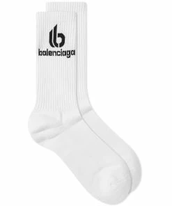 Balenciaga Double B Logo Socks