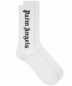 Palm Angels Vertical Logo Socks