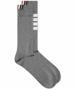 Thom Browne 4 Bar Mid Calf Sock
