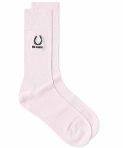 Fred Perry X Raf Simons Embroidered Sock
