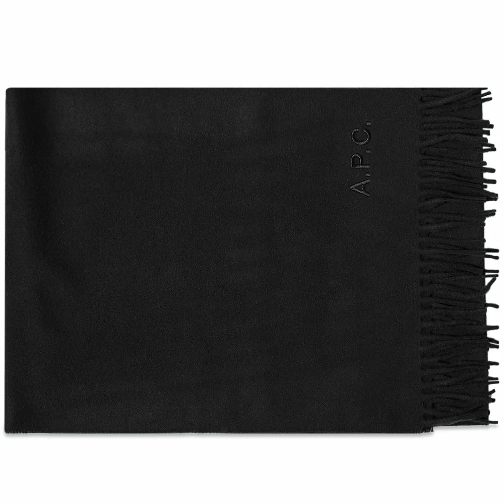 A.P.C. Ambroise Embroidered Scarf 3 A.P.C. Ambroise Embroidered Scarf