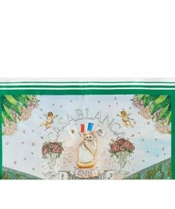 Casablanca Tennis Club Prive Scarf -Scarves popular store 07 11 2022 BLR AF22 ACC 016 24 2 1