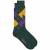Drake's Argyle Socks -Scarves popular store 08 01 2023 BLR DR1AJ2 22802 GRN m1 1