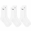 Nike Cotton Cushion Crew Sock - 3 Pack -Scarves popular store 08 07 2019 nike cottoncushioncrewsock 3pack sx7664 100 aj 1xx