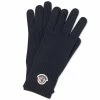 Moncler Logo Wool Gloves -Scarves popular store 08 09 21 TC 3A000 03 A9342 742 m1 1