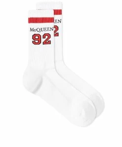 Alexander McQueen 92 Logo Socks