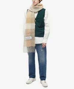 Acne Studios Vally Check Scarf -Scarves popular store 09 02 2023 JC CA0084 AYS m9 1