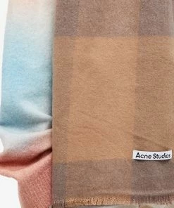 Acne Studios Varity Check Scarf -Scarves popular store 09 02 2023 JC CA0247 DEK 10 1