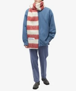 Acne Studios Vally Breton Scarf -Scarves popular store 09 02 2023 si ca0245 agv m9