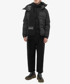 Moncler Label Logo Scarf -Scarves popular store 09 08 2022 JB 3C000 21 A0152 999 m3 1