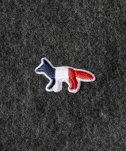 Maison Kitsune Maison Kitsuné Tricolor Fox Wool Scarf -Scarves popular store 09 12 2022 LL FU06206BT3004 H190 2 1