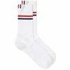 Thom Browne Ribbed Sports Sock -Scarves popular store 1 02 23 JF MAS151A Y3022 100 m1 1