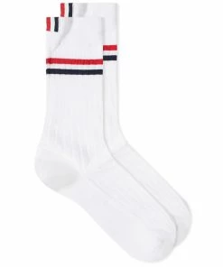 Thom Browne Ribbed Sports Sock