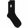 Marcelo Burlon Cross Sideway Sock -Scarves popular store 10 01 2023 LL CMRA015C99KNI0011001 m1 1