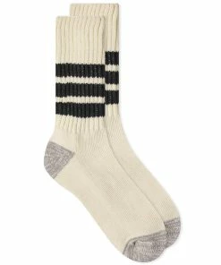 RoToTo Coarse Ribbed Old School Crew Sock