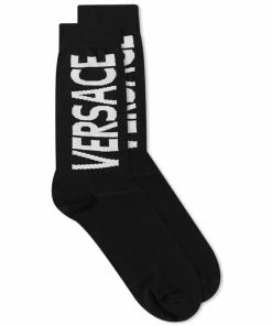 Versace Side Logo Sock