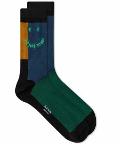 Paul Smith Happy Block Sock