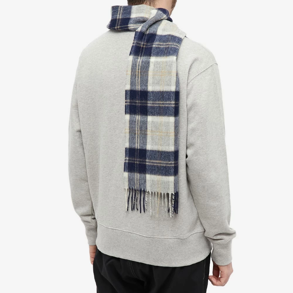 Norse Projects Moon Checked Lambswool Scarf 5 Norse Projects Moon Checked Lambswool Scarf - Image 3