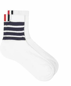 Thom Browne Four Bar Ankle Sock