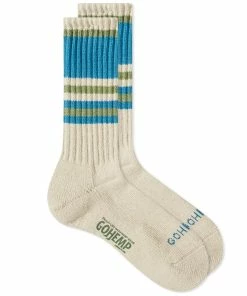 Anonymous Ism Go Hemp Random Stripe Pile Crew Sock
