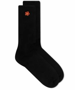 Kenzo Flower Embroidery Sock