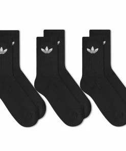 Adidas Trefoil Crew Sock - 3 Pack