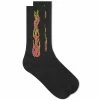 Palm Angels Flames Sock -Scarves popular store 17 07 2022 JB PMRA001F22FAB0011032 m1 1