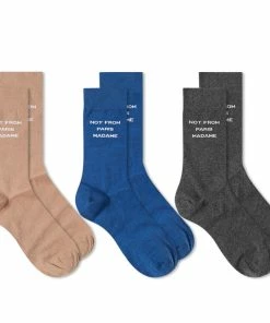 Drole De Monsieur Drôle De Monsieur Not From Paris Sock - 3 Pack
