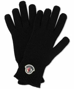 Moncler Logo Wool Gloves