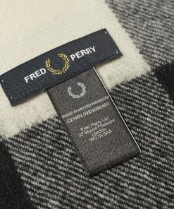Fred Perry Authentic Gingham Scarf -Scarves popular store 19 12 2022 BLR C2140 L59 3 1