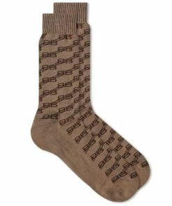 Balenciaga BB Monogram Logo Socks