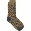RoToTo Pile Leopard Crew Sock -Scarves popular store 20 09 2022 JC RTT R1340 DKOL m1 1