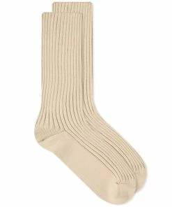 Auralee Giza Cotton Sock