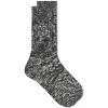 RoToTo Low Gauge Slub Crew Sock 1 RoToTo Low Gauge Slub Crew Sock -Scarves popular store 21 09 2022 ll rtt r1251 blk m1