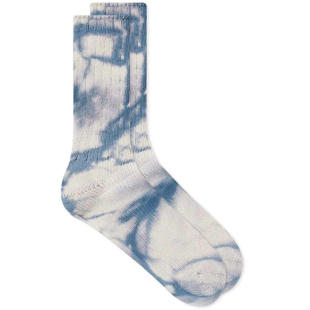 Anonymous Ism Uneven Dye Crew Sock 3 Anonymous Ism Uneven Dye Crew Sock
