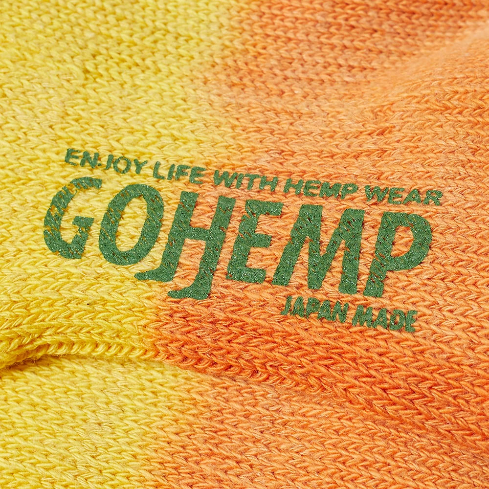 Anonymous Ism Go Hemp OC 2 Colour Dye Pile Ankle Sock 4 Anonymous Ism Go Hemp OC 2 Colour Dye Pile Ankle Sock - Image 2