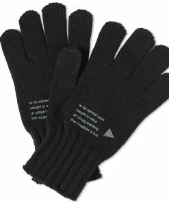 And Wander Wool Knit Gloves