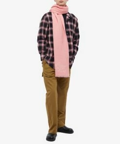 Acne Studios Vakota Crinkle Wool Scarf -Scarves popular store 23 02 23 LS CA0244 BQU m9 1