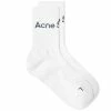 Acne Studios Short Rib Logo Sock -Scarves popular store 23 09 2022 si c80133 cya m1