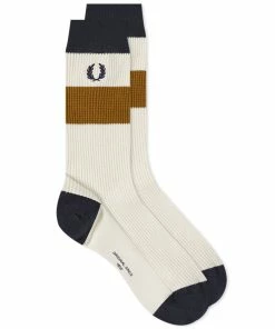 Fred Perry Waffle Stripe Sock