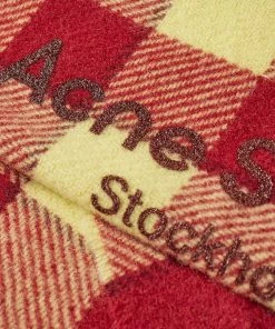 Acne Studios Cassiar Check Narrow New Scarf -Scarves popular store 24 02 2023 JD CA0155 DDG 3 1