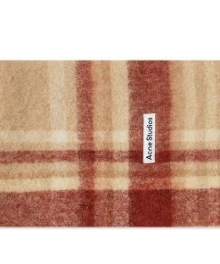 Acne Studios Vana Mohair Check Scarf